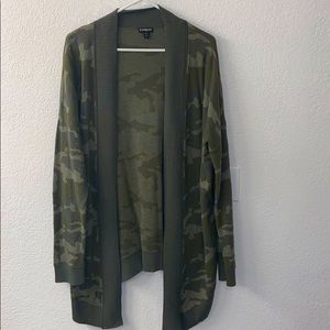 Express camouflage cardigan
